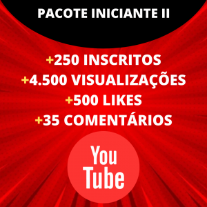 Pacote Iniciante II para Youtube - Divulgação
